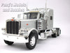 Peterbilt Model 389 Semi Truck Extended Sleeper Cab - SILVER - 1/32 Scale Diecast Model by NewRay