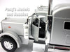 Peterbilt Model 389 Semi Truck Extended Sleeper Cab - SILVER - 1/32 Scale Diecast Model by NewRay