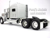 Peterbilt Model 389 Semi Truck Extended Sleeper Cab - SILVER - 1/32 Scale Diecast Model by NewRay