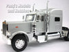 Peterbilt Model 389 Semi Truck Extended Sleeper Cab - SILVER - 1/32 Scale Diecast Model by NewRay