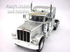 Peterbilt Model 389 Semi Truck Extended Sleeper Cab - SILVER - 1/32 Scale Diecast Model by NewRay