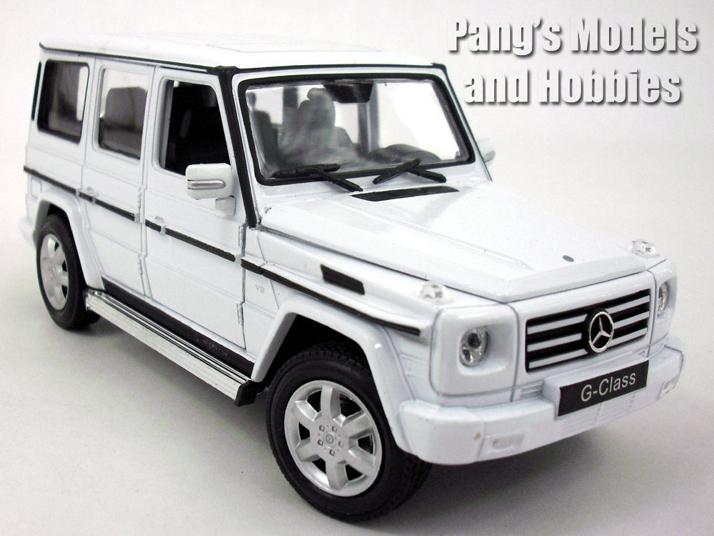 2014 Mercedes-Benz G-Class G-500 - WHITE - 1/24 Diecast Metal Model by Welly