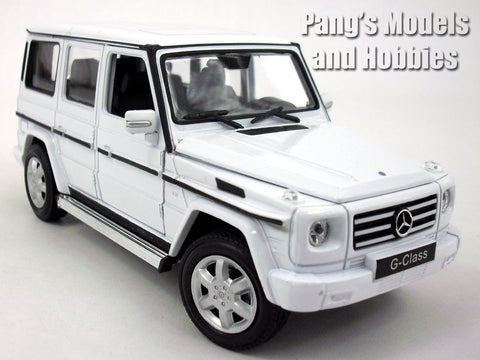 2014 Mercedes-Benz G-Class G-500 - WHITE - 1/24 Diecast Metal Model by Welly