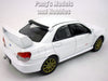 2006 Subaru Impreza WRX STI - WHITE - 1/24 Scale Diecast Metal Model by Motormax
