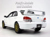 2006 Subaru Impreza WRX STI - WHITE - 1/24 Scale Diecast Metal Model by Motormax