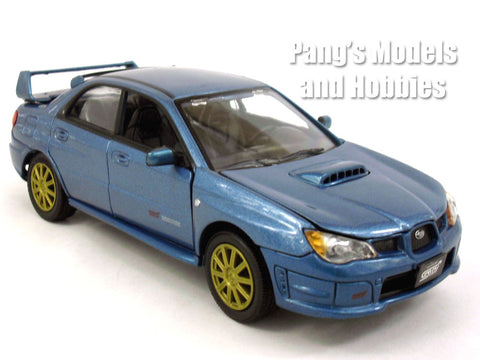 2006 Subaru Impreza WRX STI - BLUE - 1/24 Scale Diecast Metal Model by Motormax