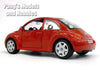 Volkswagen (VW) New Beetle - Red - 1/25 Scale Diecast Metal Model by Maisto