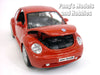 Volkswagen (VW) New Beetle - Red - 1/25 Scale Diecast Metal Model by Maisto