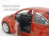 Volkswagen (VW) New Beetle - Red - 1/25 Scale Diecast Metal Model by Maisto