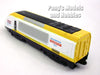 7 Inch High Speed Train Locomotive 1/120 Scale Diecast Model - YELLOW