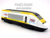 7 Inch High Speed Train Locomotive 1/120 Scale Diecast Model - YELLOW