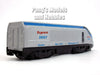 7 Inch High Speed Train Locomotive 1/120 Scale Diecast Model - BLUE - BLACK