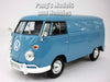 Volkswagen VW T1 (Type 2) Delivery Bus Van - Blue - 1/24 Diecast Metal Model by Motormax