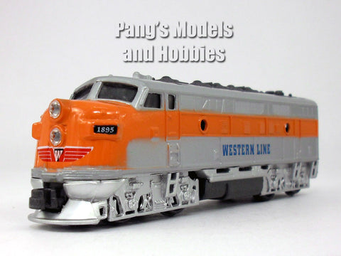 7 Inch Diesel Electric Train Locomotive Western Line 1/94 Diecast Scale Model