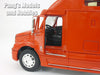 Freightliner Columbia Extended Cab - RED - 1/32 Scale Diecast Metal and Plastic Model by Welly