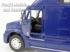 Copy of Freightliner Columbia Extended Cab - BLUE - 1/32 Scale Diecast Metal and Plastic Model by Welly
