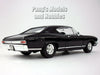1968 Chevrolet Chevelle SS 396 - BLACK - 1/24 Diecast Metal Model by Welly