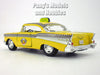 5 Inch 1957 Chevy Bel Air Taxi Yellow Cab 1/32 Scale Diecast Metal Model by Kinsmart
