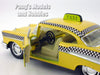 5 Inch 1957 Chevy Bel Air Taxi Yellow Cab 1/32 Scale Diecast Metal Model by Kinsmart
