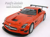 2011 Mercedes-Benz SLS AMG GT3 - RED - 1/24 Scale Diecast Metal Model by Motormax