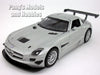 2011 Mercedes-Benz SLS AMG GT3 - SILVER - 1/24 Scale Diecast Metal Model by Motormax