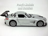 2011 Mercedes-Benz SLS AMG GT3 - SILVER - 1/24 Scale Diecast Metal Model by Motormax