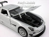2011 Mercedes-Benz SLS AMG GT3 - SILVER - 1/24 Scale Diecast Metal Model by Motormax