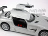 2011 Mercedes-Benz SLS AMG GT3 - SILVER - 1/24 Scale Diecast Metal Model by Motormax
