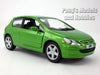 2001 Peugeot 307 XSI - GREEN - 1/32 Scale Diecast Metal Model by Kinsmart