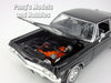 1965 Chevrolet Impala SS 396 - Black  - 1/24 Diecast Metal Model by Welly