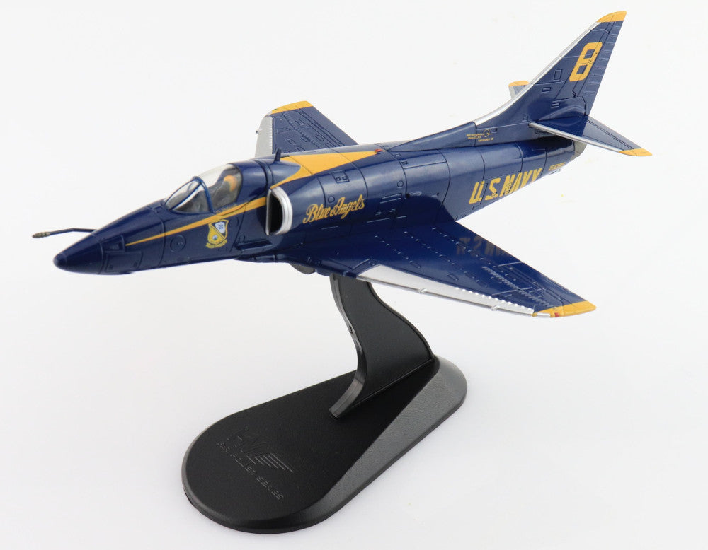 Douglas A-4 A-4F Skyhawk Blue Angels #8 "Dr. Nakanishi", US NAVY 1/72 Scale Diecast Model by Hobby Master