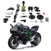 2015 Kawasaki Ninja H2R 1/12 Scale Diecast Motorcycle Model Kit ASSEMBLY NEEDED by Maisto
