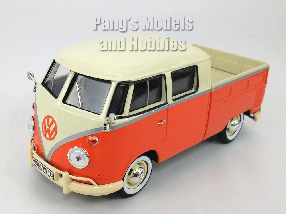 Modellauto VW T1 Bus Kasten Polizei grün 1:24 Motormax bei Modellauto VW T1 Bus Kasten Polizei grün 1:24 Motormax bei
