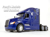 Freightliner Cascadia Extended Cab Truck - BLUE - 1/32 Scale Diecast Metal and Plastic Model by Welly