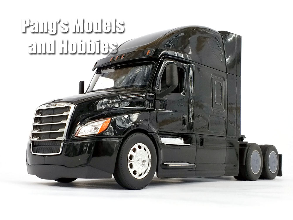 Freightliner Cascadia Extended Cab Truck - BLACK - 1/32 Scale Diecast Metal and Plastic Model by Welly
