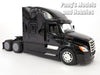 Freightliner Cascadia Extended Cab Truck - BLACK - 1/32 Scale Diecast Metal and Plastic Model by Welly
