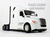 Freightliner Cascadia Extended Cab Truck - WHITE - 1/32 Scale Diecast Metal and Plastic Model by Welly