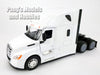 Freightliner Cascadia Extended Cab Truck - WHITE - 1/32 Scale Diecast Metal and Plastic Model by Welly