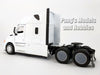 Freightliner Cascadia Extended Cab Truck - WHITE - 1/32 Scale Diecast Metal and Plastic Model by Welly