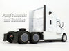 Freightliner Cascadia Extended Cab Truck - WHITE - 1/32 Scale Diecast Metal and Plastic Model by Welly