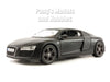 Audi R8 - 2006 - Flat Black - 1/24 Scale Diecast Model by Maisto