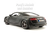 Audi R8 - 2006 - Flat Black - 1/24 Scale Diecast Model by Maisto