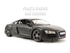 Audi R8 - 2006 - Flat Black - 1/24 Scale Diecast Model by Maisto