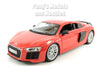 Audi R8 V10 Plus - 2015 - Red - 1/24 Scale Diecast Model by Maisto