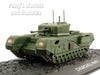 Churchill Mk.VII British Infrantry Tank & Display Case - 1/72 Scale Diecast Metal Model by Atlas
