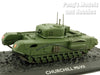 Churchill Mk.VII British Infrantry Tank & Display Case - 1/72 Scale Diecast Metal Model by Atlas
