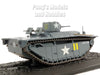 LVT(A)-I LVT Alligator Landing Vehicle MARINES & Display Case - 1/72 Scale Diecast Metal Model by Atlas