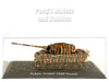 Tiger II King Tiger (Porsche) German Heavy Tank & Display Case - 1/72 Scale Diecast Metal Model by Atlas