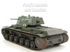 KV-1 Heavy Tank - Russian - Soviet Army 1942 - Green - 1/72 Scale Plastic Model by Easy Model