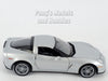 2007 Chevrolet Corvette Z06 - SILVER - 1/24 Diecast Metal Model by Welly